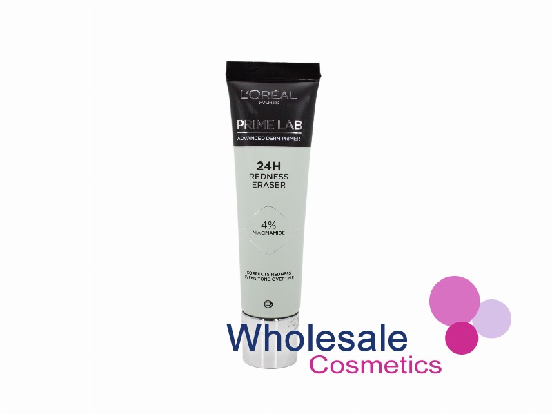 3 x L'Oreal Paris Prime Lab 24HR Primer 30ml - REDNESS ERASER
